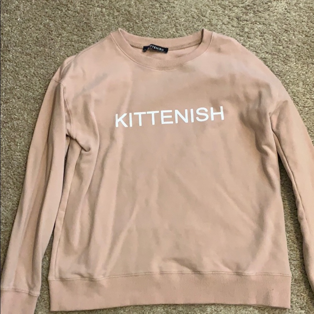 Kittenish Blush sweatshirt - size large. Worn once